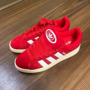 Red Adidas campuses!